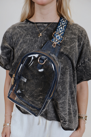 Kenzie Clear Sling Crossbody
