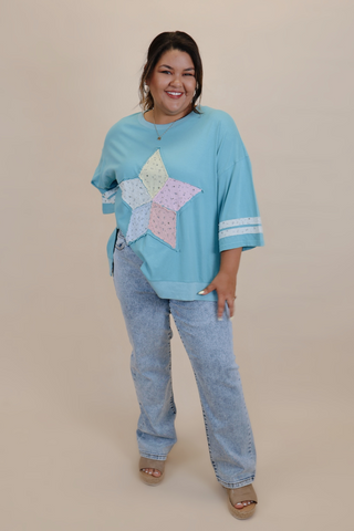 Reach for the Stars Top in Plus
