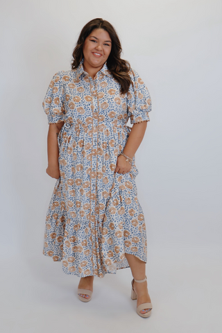 Sunpetal Prairie Midi Dress in Plus