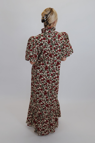 Vintage Meadow Midi Dress