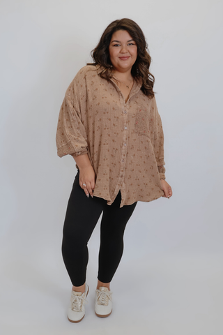 Dakota Desert Button-Down in Plus