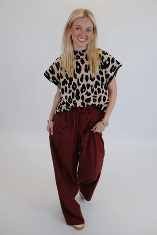 Wild Whisper Knit Top in Plus