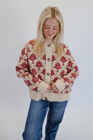 Berry Trail Knit Cardigan