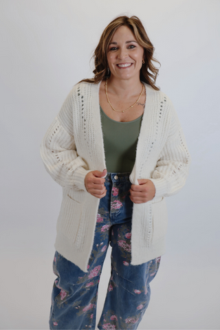 Cozy Cloud Chunky Knit Long Sleeve Cardigan
