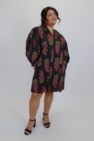 Wildflower Ruffle Mini Dress