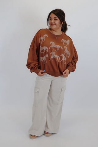 Sunset Stampede Pullover