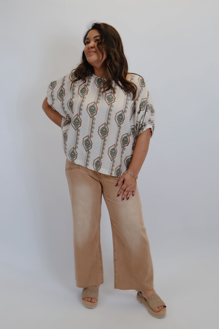 Harvest Bloom Boxy Top