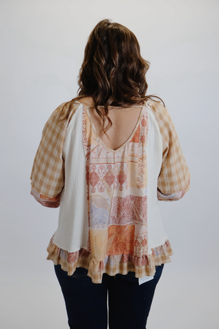 Patchwork Dreams Balloon Sleeve