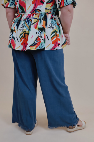 Bohemian Babe Linen Pants in Plus