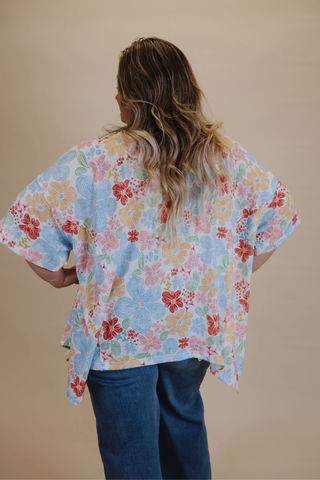 Butterfly Garden Knit Top in Plus