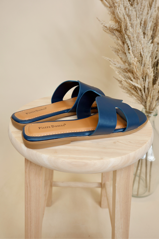 Empress Navy Sandals