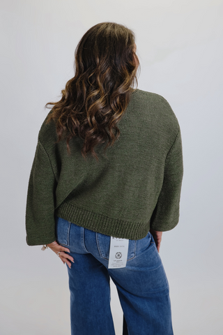 Cozy Ease Oversized Balloon Sleeve Sweater
