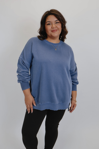 Cozy Chic Fleece Pullover in Plus