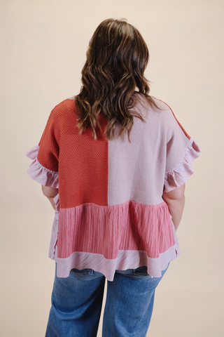 Blossom Voyage Floral Top in Plus