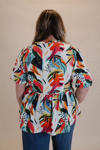 Tropical Treasures Top in Plus