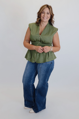 Harper Smocked Waist Top