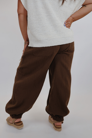 Urban Stripe Drawstring Joggers