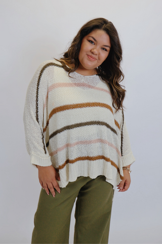 Cozy Horizon Striped Sweater