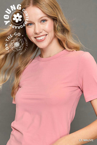 Basic Comfort Tee - MULTIPLE COLORS AVAILABLE