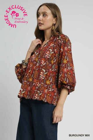 Autumn Rose Blouse