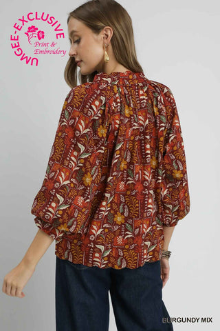 Autumn Rose Blouse