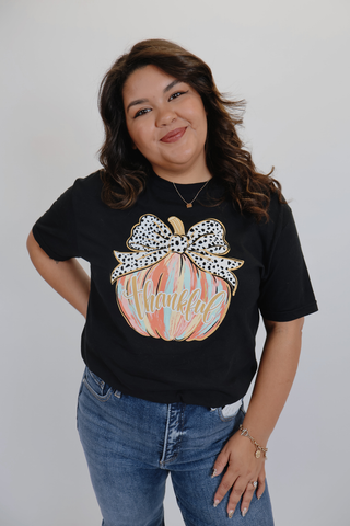 Thankful Painted Pumpkin Tee