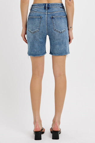 The Gabby High Rise Mid Length Shorts