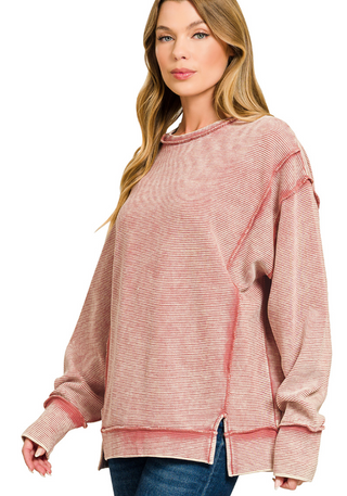 Seamline Chic Pullover