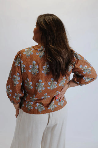 Autumn Bloom Blouse in Plus
