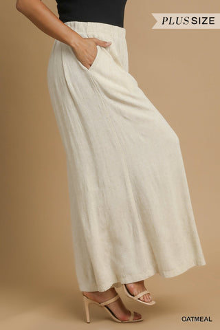 Rustling Fields Palazzo Pants in Plus