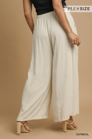 Rustling Fields Palazzo Pants in Plus