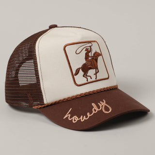 Howdy Cowboy Trucker Hat