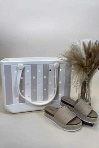 Original Bogg Bag - Beachside Stripe