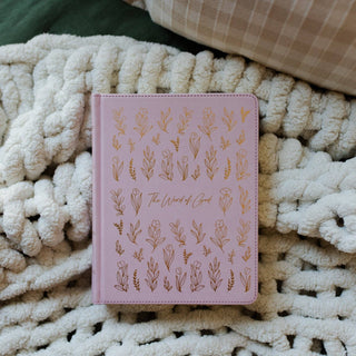 Lilac Wildflowers Journaling Bible