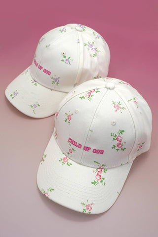 FLORAL CHILD OF GOD HAT