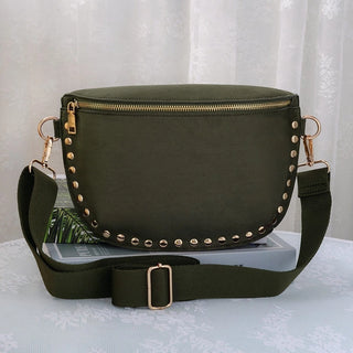 Carina Studded Suede Crossbody