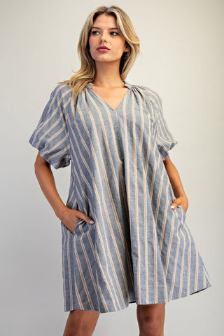 Willow Stripe Mini Dress