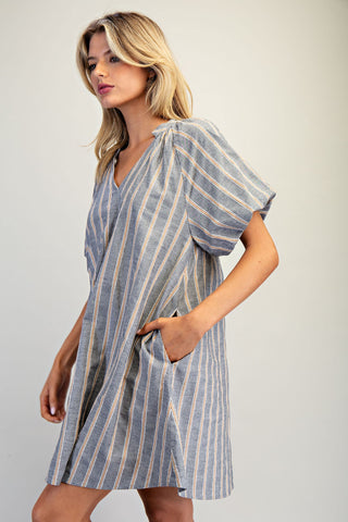 Willow Stripe Mini Dress