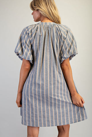 Willow Stripe Mini Dress