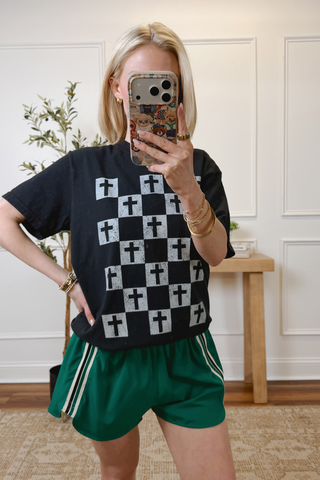 On the Go Stripe Shorts