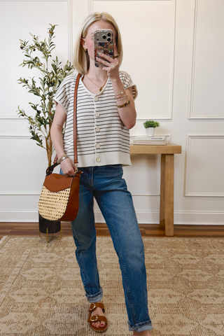 Sienna Harbor Stripe Top