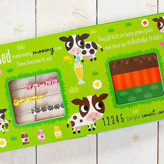 God’s Farmyard Animals Count & Slide Book