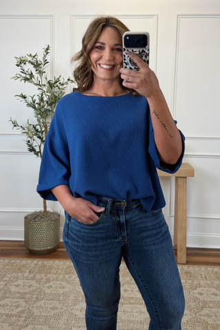 Comfort Waffle Knit Top