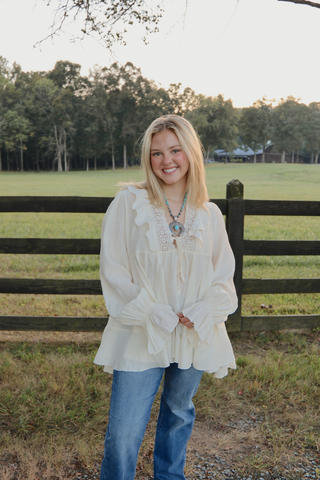 Ivory Canyon Blouse