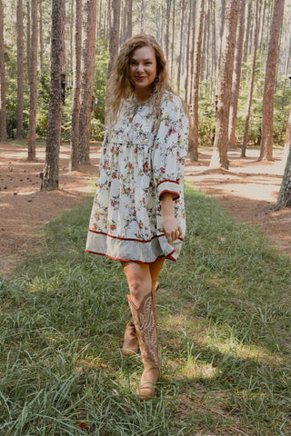 Meadow Bloom Babydoll Dress