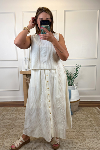 Emery Stripe Midi Set