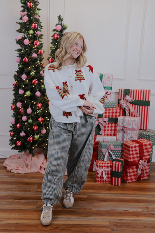 Merry Little Trees Cardigan