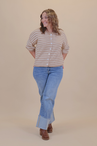 Maple Stripe Sweater Top
