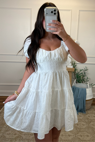 Harbor Bloom Eyelet Dress