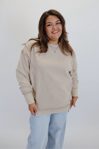 Seamline Chic Sweater in Plus